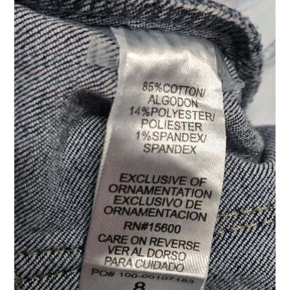 Wit & Wisdom Jeans Womens Size 8 Elastic Waist Raw Fray Hem Stretch Casual - Picture 7 of 8